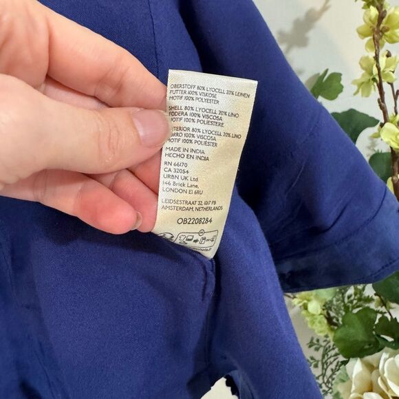 Anthropologie Maeve Linen Blend Halter Vest | M petite | new NWT - Picture 14 of 16